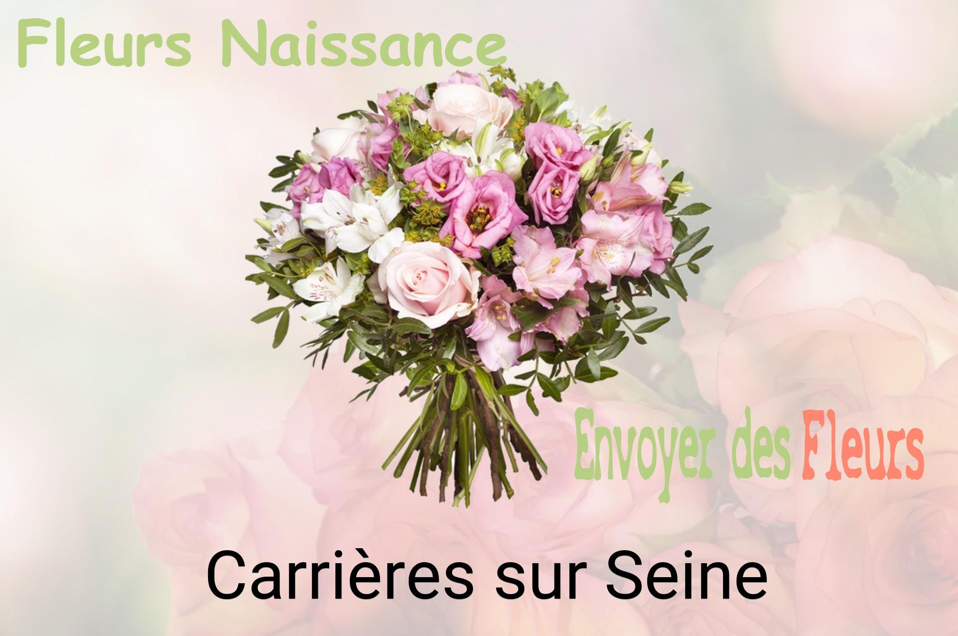 Bouquet de fleurs de naissance livré à Carrières-sur-Seine
